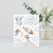 Weltraum für Kid Astronaut zum Geburtstag (Stehend Vorderseite)