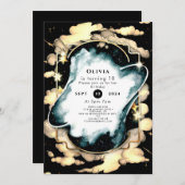 Weltraum für kosmische Farbe Einladung (Vorne/Hinten)