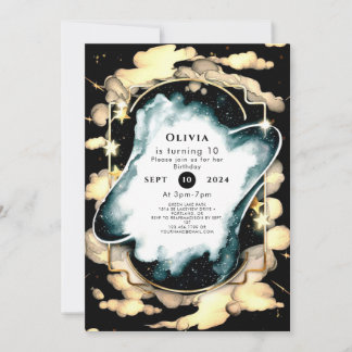 Weltraum für kosmische Farbe Einladung