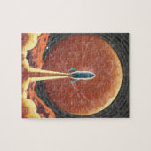 Weltraum für Raketenschiff Puzzle (Horizontal)