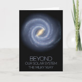 Weltraum, Galaxie, Milchstraße, Kosmos, Universum Karte (Vorderseite)