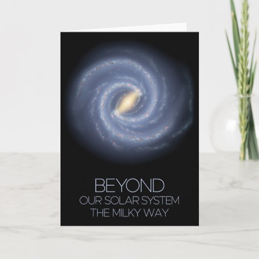 Weltraum, Galaxie, Milchstraße, Kosmos, Universum Karte (Vorderseite)