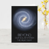 Weltraum, Galaxie, Milchstraße, Kosmos, Universum Karte (Gelbe Blume)