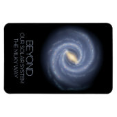 Weltraum, Galaxie, Milchstraße, Kosmos, Universum Magnet (Horizontal)