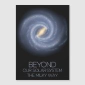 Weltraum, Galaxie, Milchstraße, Kosmos, Universum Magneteinladung (Vorderseite)