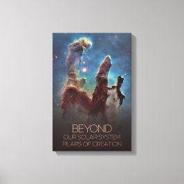 Weltraum, Galaxie, Milchstraße, Pilare der Schöpfu Leinwanddruck