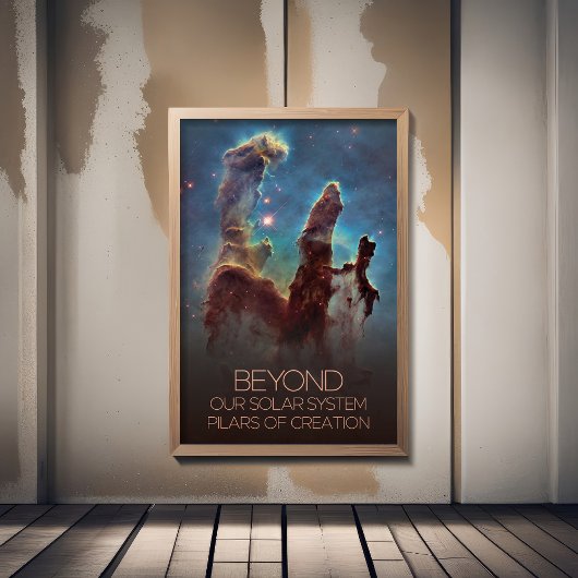 Weltraum, Galaxie, Milchstraße, Pilare der Schöpfu Poster