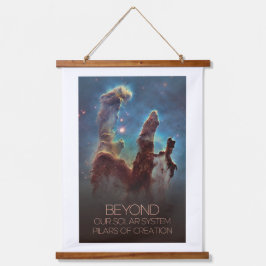 Weltraum, Galaxie, Milchstraße, Pilare der Schöpfu Wandteppich Mit Holzrahmen