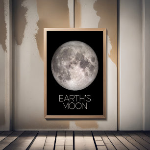 Weltraum, Galaxie, Sonnensystem, Mond der Erde Fotodruck