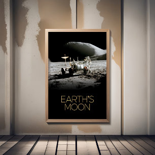 Weltraum, Galaxie, Sonnensystem, Mond der Erde Poster