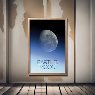 Weltraum, Galaxie, Sonnensystem, Mond der Erde Poster