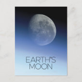 Weltraum, Galaxie, Sonnensystem, Mond der Erde Postkarte (Vorderseite)