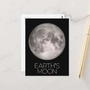 Weltraum, Galaxie, Sonnensystem, Mond der Erde Postkarte