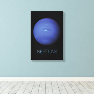 Weltraum, Galaxie, Sonnensystem, Neptun Leinwanddruck