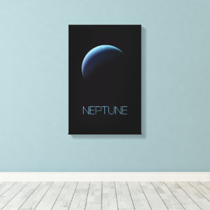 Weltraum, Galaxie, Sonnensystem, Neptun Leinwanddruck