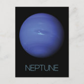 Weltraum, Galaxie, Sonnensystem, Neptun Postkarte (Vorderseite)