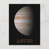 Weltraum, Galaxie, Sonnensystem, Planet Jupiter Postkarte (Vorderseite)