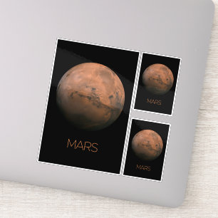 Weltraum, Galaxie, Sonnensystem, Planet-Mars Aufkleber