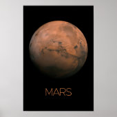 Weltraum, Galaxie, Sonnensystem, Planet-Mars Poster (Vorne)