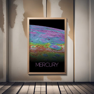 Weltraum, Galaxie, Sonnensystem, Planet-Merkur Poster
