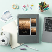 Weltraum, Galaxie, Sonnensystem, Planet Pluto Aufkleber (iPad Hülle)