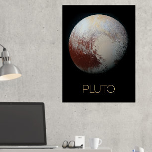 Weltraum, Galaxie, Sonnensystem, Planet Pluto Foliendrucke