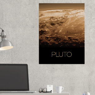 Weltraum, Galaxie, Sonnensystem, Planet Pluto Foliendrucke