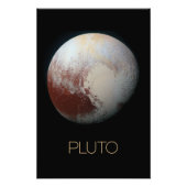 Weltraum, Galaxie, Sonnensystem, Planet Pluto Fotodruck (Vorne)