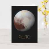 Weltraum, Galaxie, Sonnensystem, Planet Pluto Karte (Gelbe Blume)