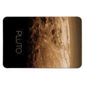 Weltraum, Galaxie, Sonnensystem, Planet Pluto Magnet (Horizontal)