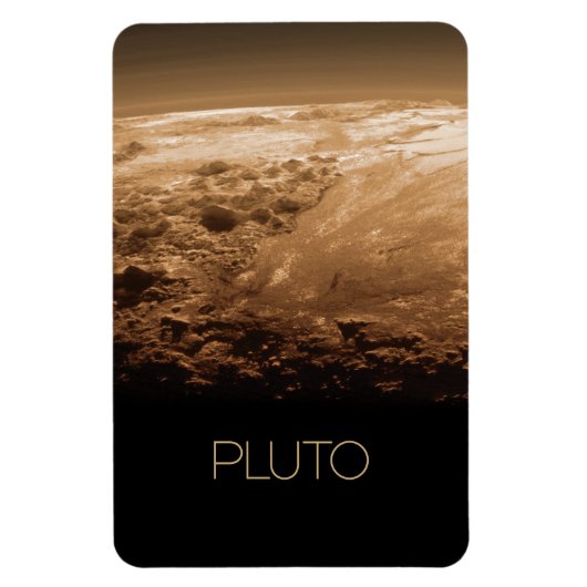 Weltraum, Galaxie, Sonnensystem, Planet Pluto Magnet (Vertikal)