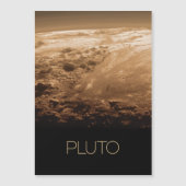 Weltraum, Galaxie, Sonnensystem, Planet Pluto Magneteinladung (Vorderseite)