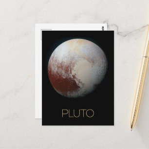 Weltraum, Galaxie, Sonnensystem, Planet Pluto Postkarte