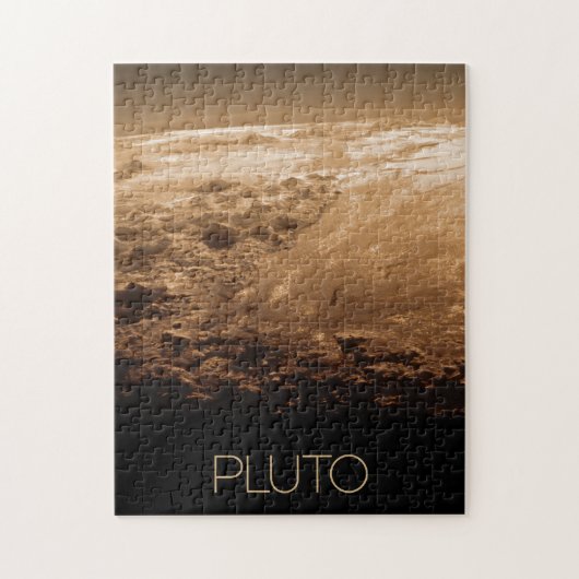 Weltraum, Galaxie, Sonnensystem, Planet Pluto Puzzle (Vertikal)