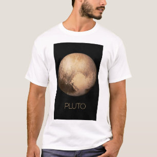 Weltraum, Galaxie, Sonnensystem, Planet Pluto T-Shirt