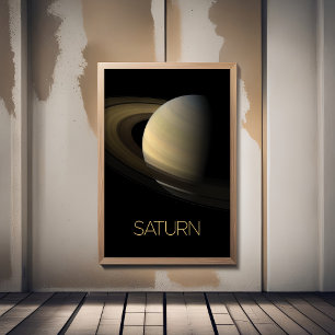 Weltraum, Galaxie, Sonnensystem, Planet Saturn Fotodruck