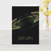Weltraum, Galaxie, Sonnensystem, Planet Saturn Karte (Gelbe Blume)