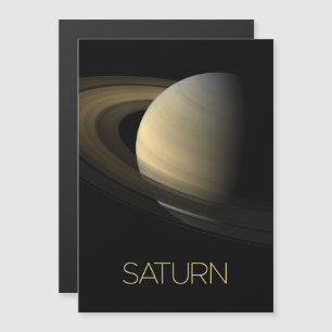 Weltraum, Galaxie, Sonnensystem, Planet Saturn Magneteinladung
