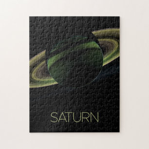 Weltraum, Galaxie, Sonnensystem, Planet Saturn Puzzle