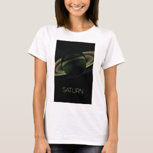 Weltraum, Galaxie, Sonnensystem, Planet Saturn T-Shirt