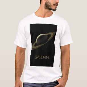 Weltraum, Galaxie, Sonnensystem, Planet Saturn T-Shirt