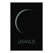 Weltraum, Galaxie, Sonnensystem, Planet Uranus Fotodruck (Vorne)