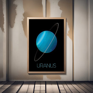 Weltraum, Galaxie, Sonnensystem, Planet Uranus Fotodruck