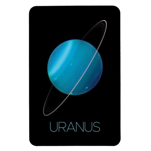 Weltraum, Galaxie, Sonnensystem, Planet Uranus Magnet (Vertikal)