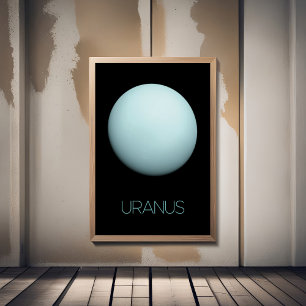 Weltraum, Galaxie, Sonnensystem, Planet Uranus Poster