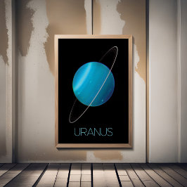 Weltraum, Galaxie, Sonnensystem, Planet Uranus Poster
