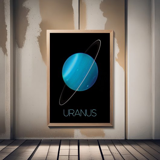 Weltraum, Galaxie, Sonnensystem, Planet Uranus Poster