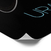 Weltraum, Galaxie, Sonnensystem, Planet Uranus Poster (Ecke)