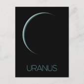 Weltraum, Galaxie, Sonnensystem, Planet Uranus Postkarte (Vorderseite)