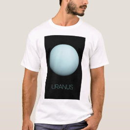 Weltraum, Galaxie, Sonnensystem, Planet Uranus T-Shirt